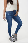 Maya Mid Rise Skinny Jeans