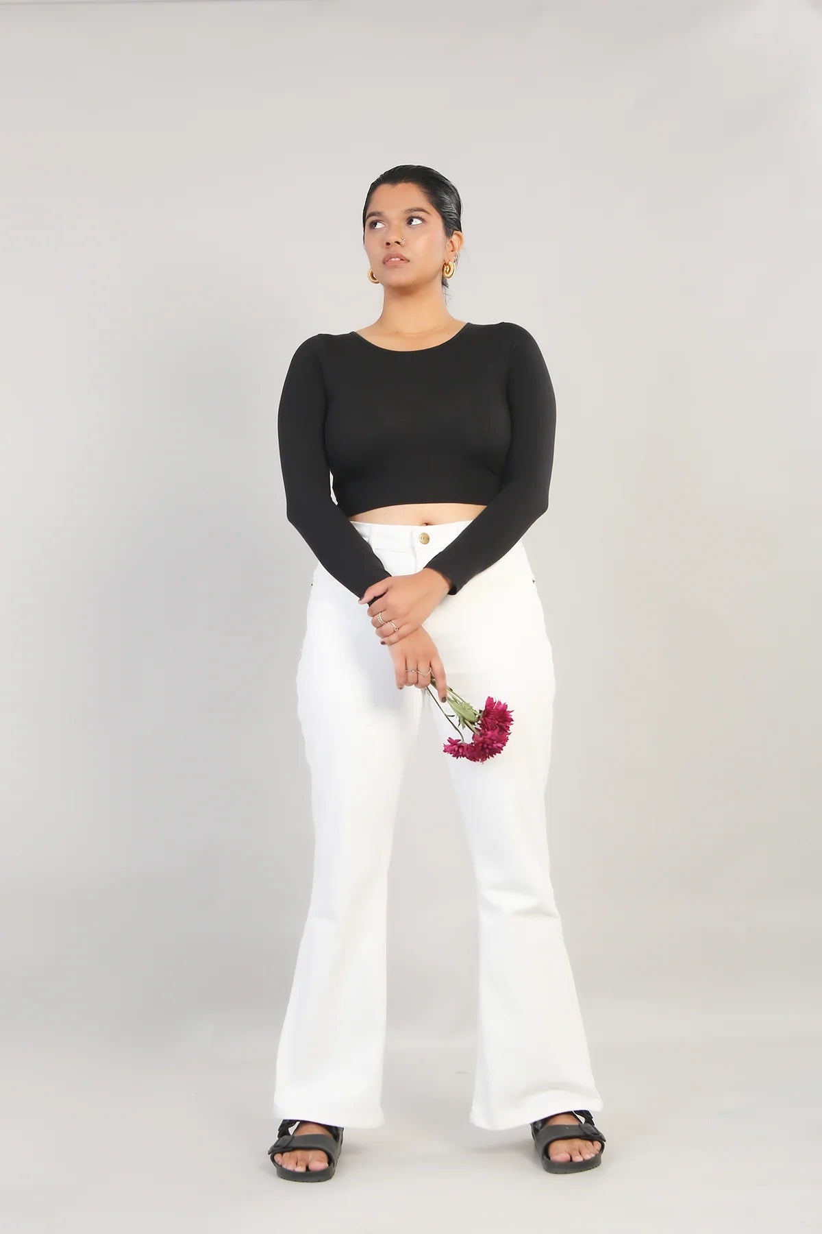 Fara Flares White
