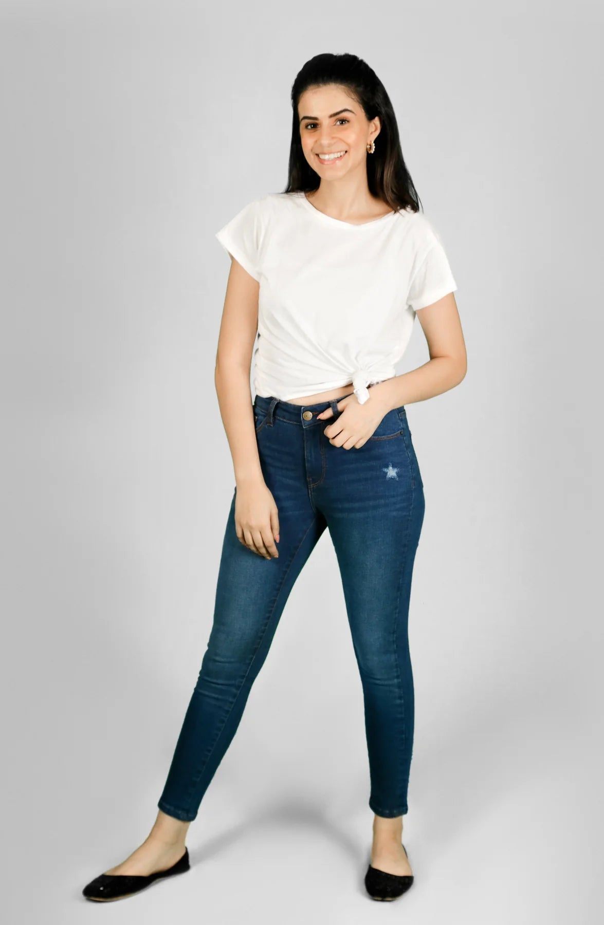 Sitara Mid Rise Skinny Jeans