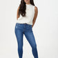 Maya Mid Rise Skinny Jeans